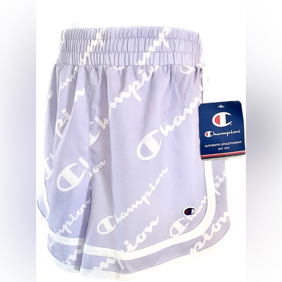 NWT Youth Girls' CHAMPION Logo Active Shorts - Picture 2 of 9